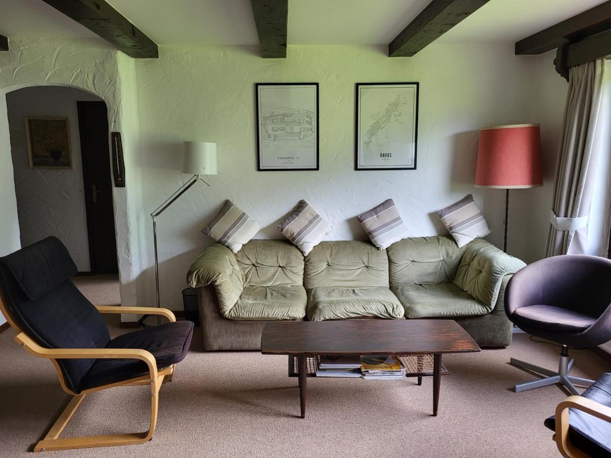 Appartement In Hus Signal Met Prachtig Uitzicht Op De Bergen Klosters Εξωτερικό φωτογραφία
